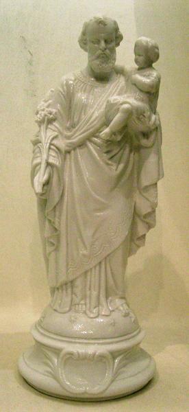 Saint Joseph tenant l'enfant Jésus