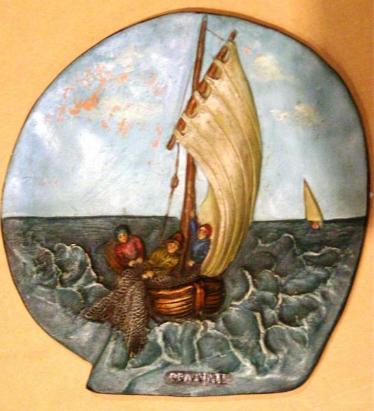 Deauville, coquille murale