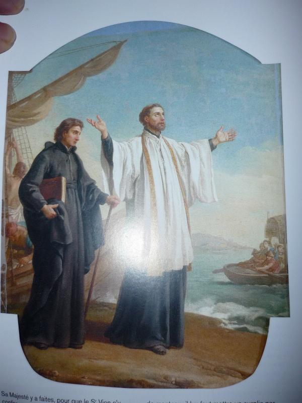 Saint François-Xavier qui débarque à la Chine