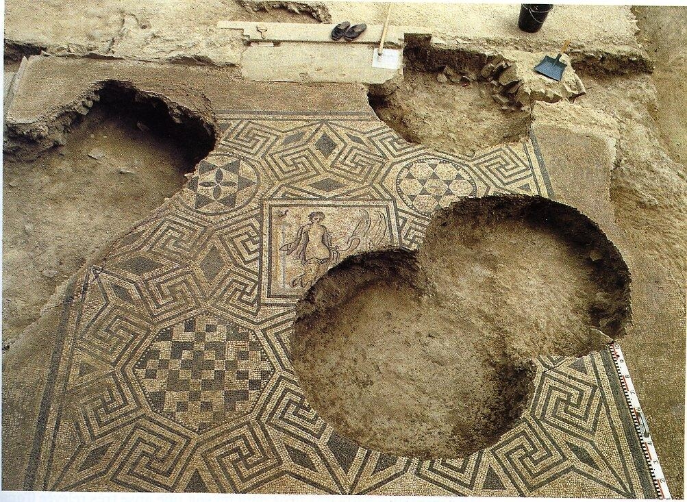 mosaïque de Léda
