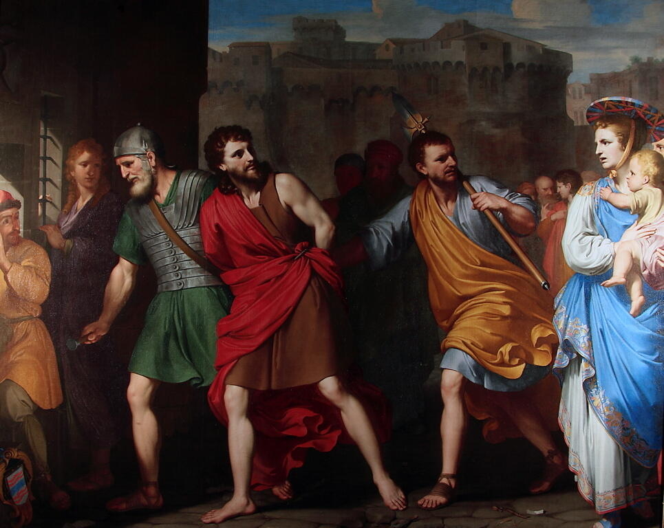 Saint Jean-Baptiste conduit en prison ; L’Arrestation de saint Jean-Baptiste