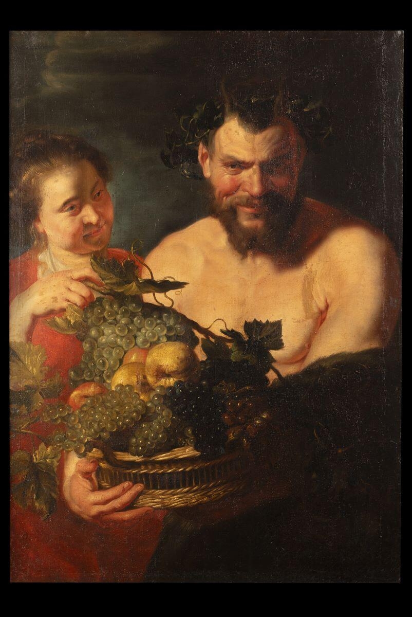 Faune au panier de fruits