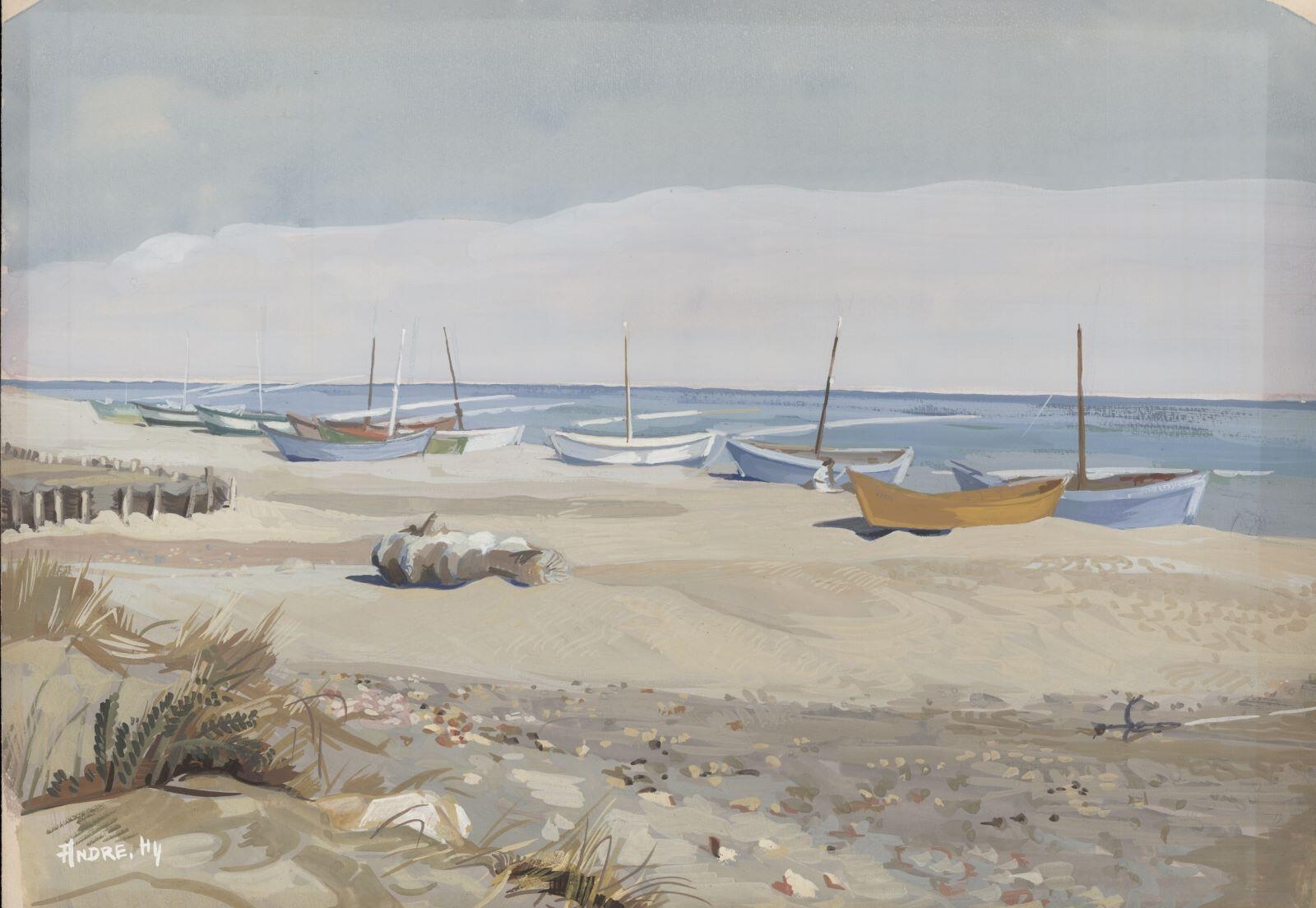 Barques aux Saintes-Maries-de-la-Mer