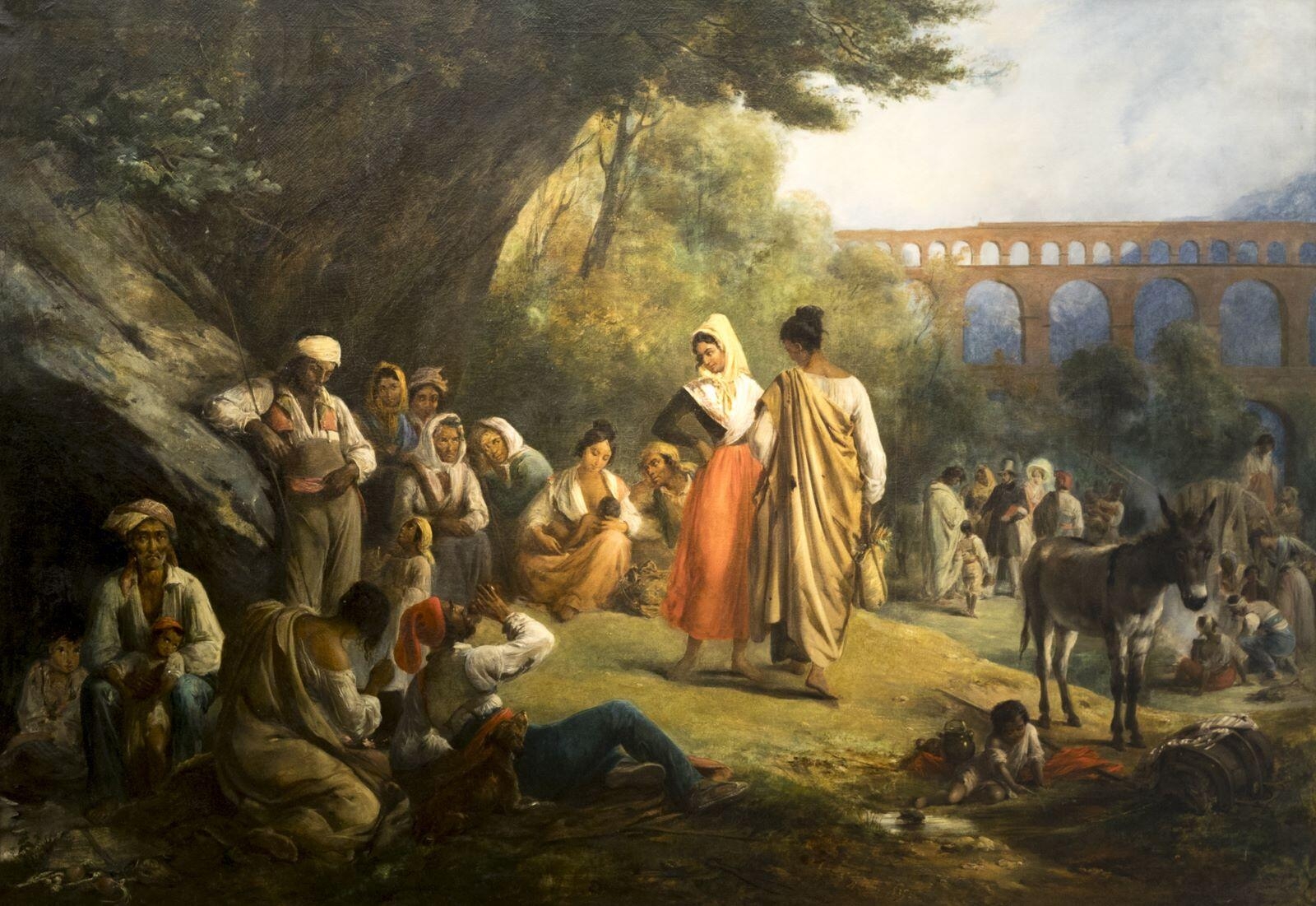 Les Bohémiens au Pont du Gard