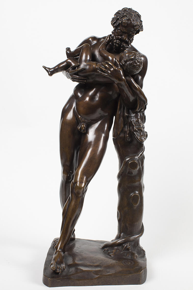 Faune à l'enfant ; Silène et Bacchus