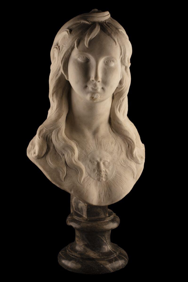 Jeune fille avec soleil ; Tria Fata