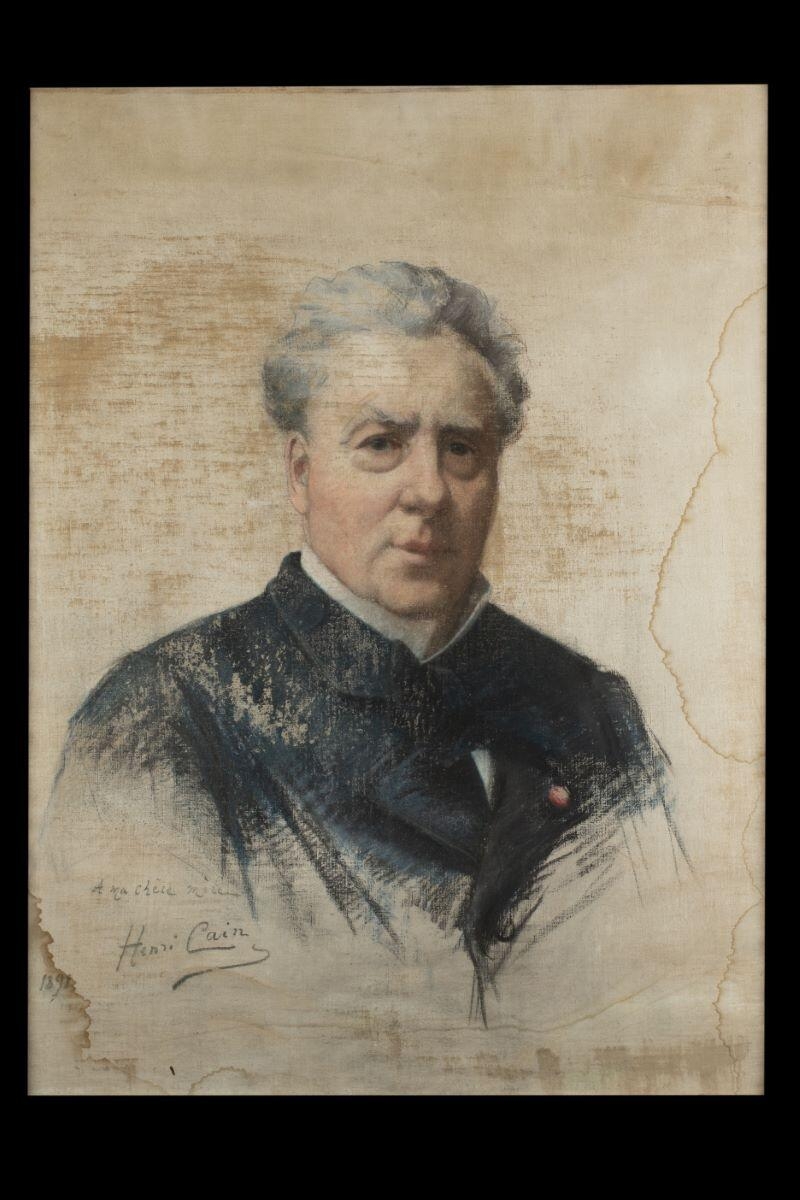 Portrait du père de l'artiste