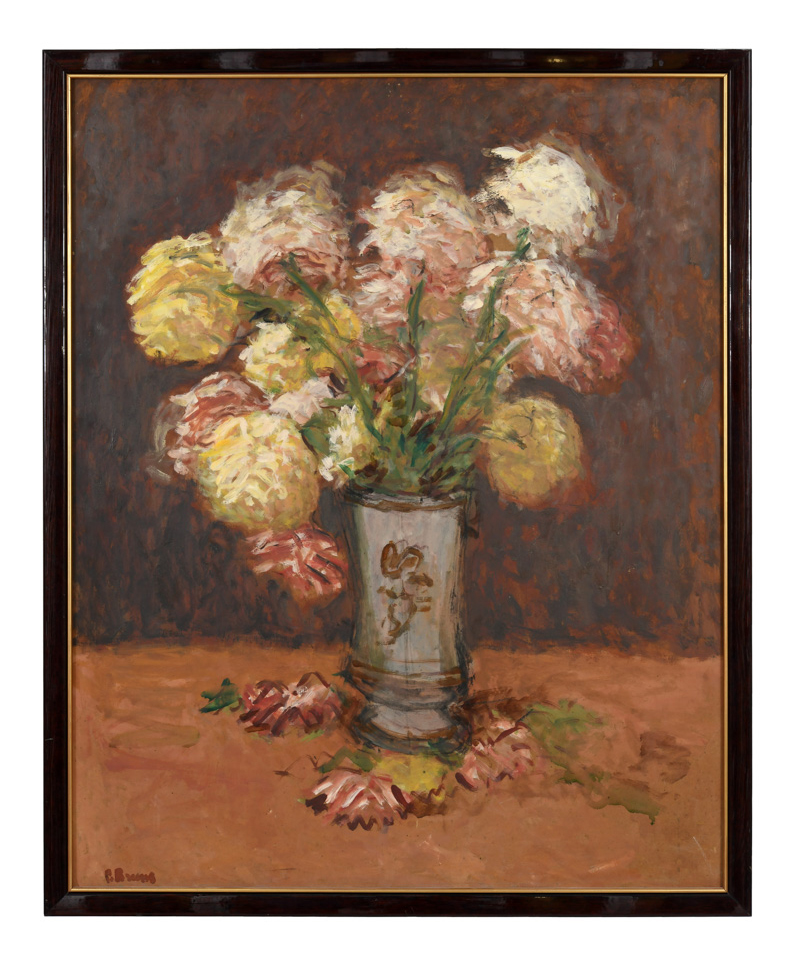 Vase de chrysanthèmes