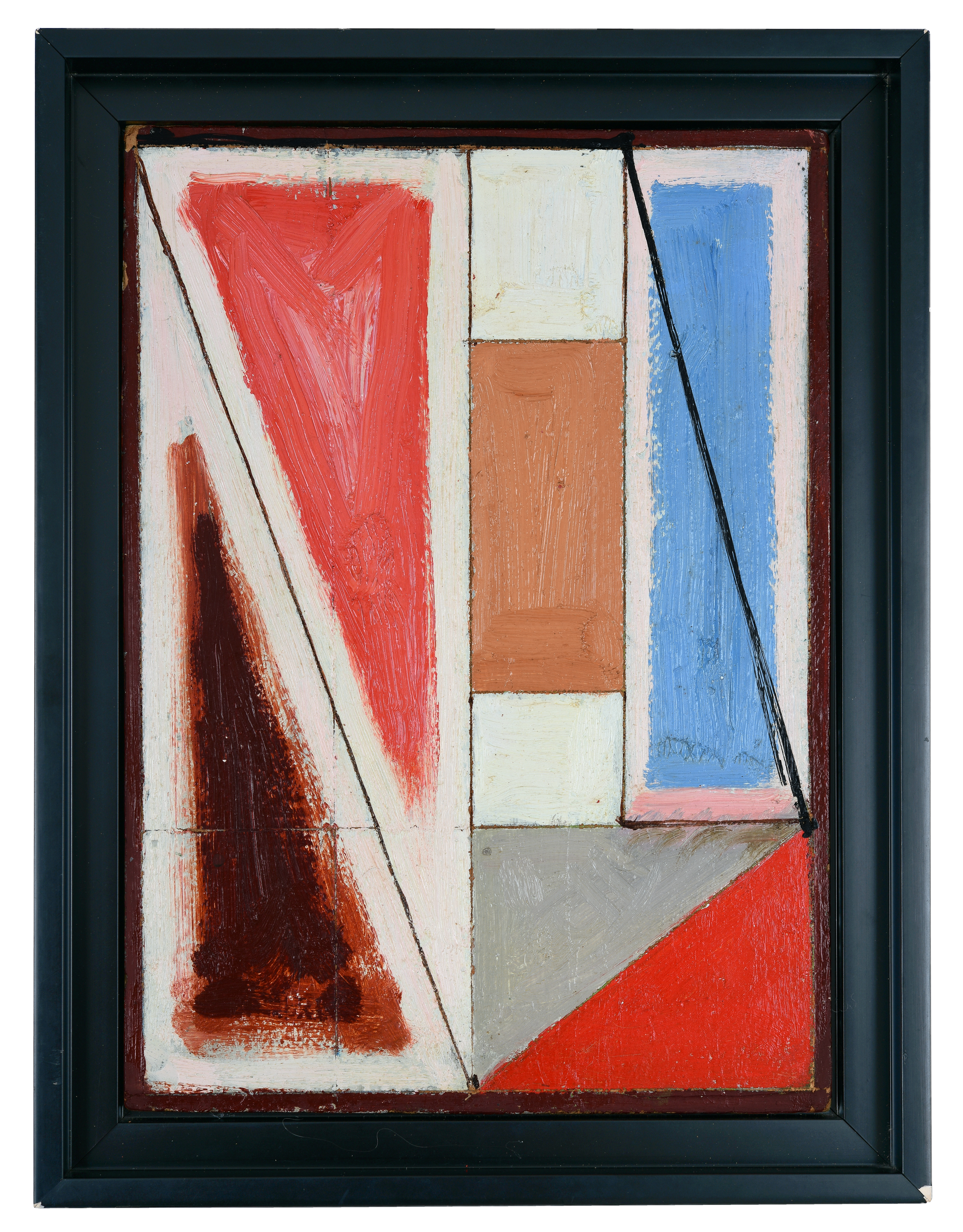 Trois triangles rouges