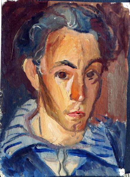 Autoportrait à la chemise bleue