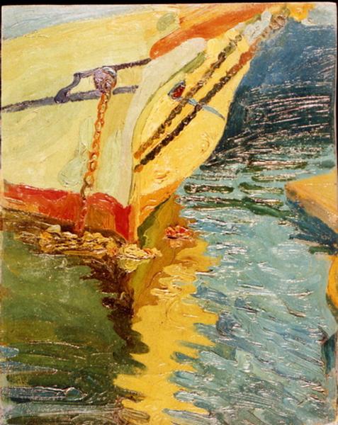 Bateau à l'ancre, Barcelone