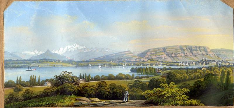 Une vue de Genève