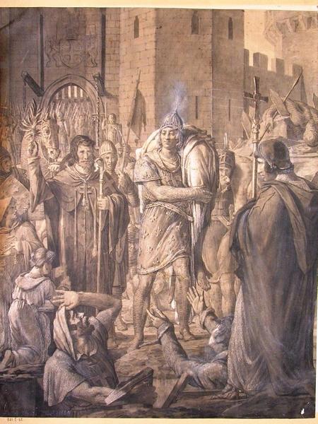 Saint Louis ensevelissant les pestiférés