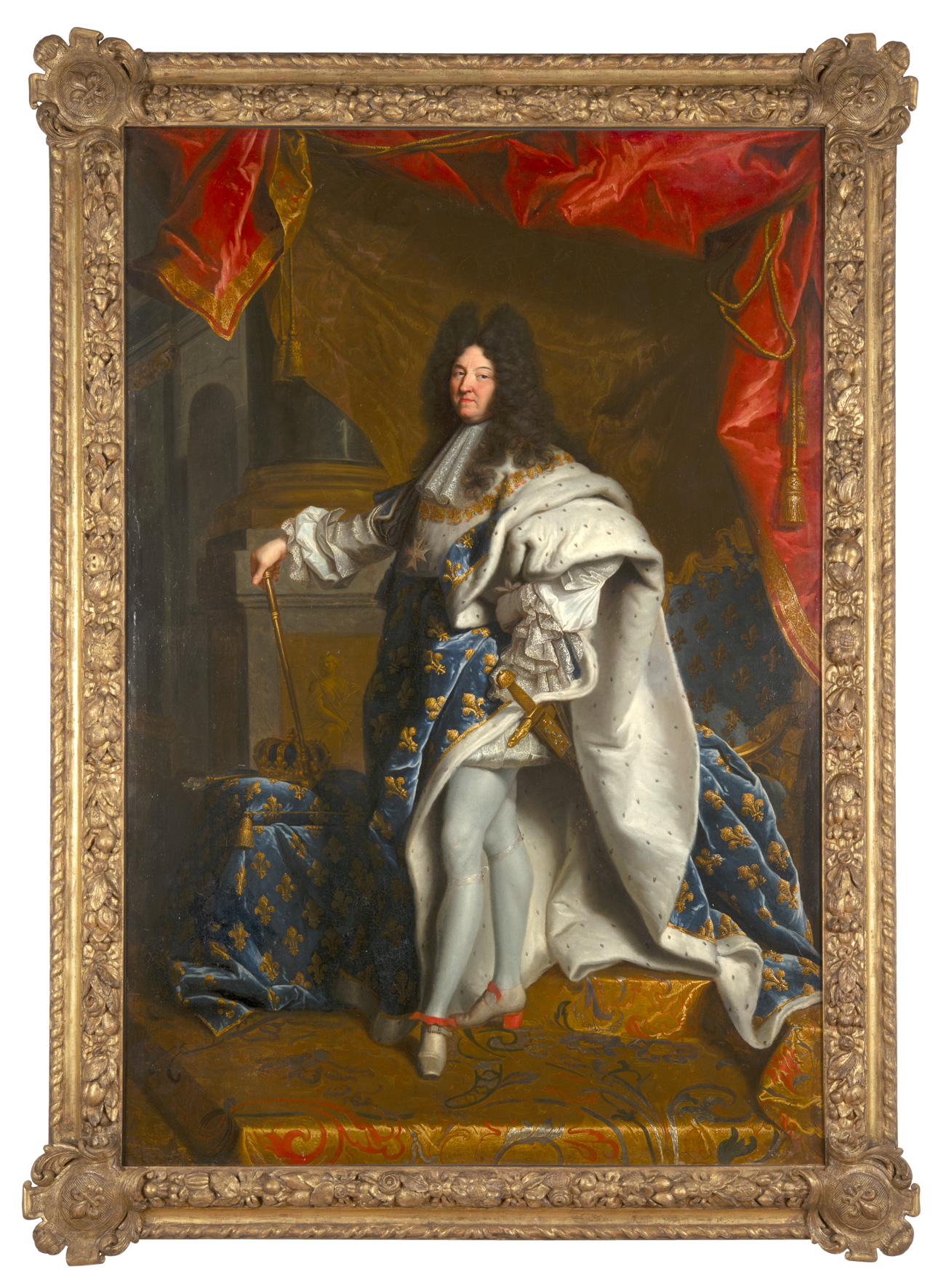 Portrait de Louis XIV en grand costume royal