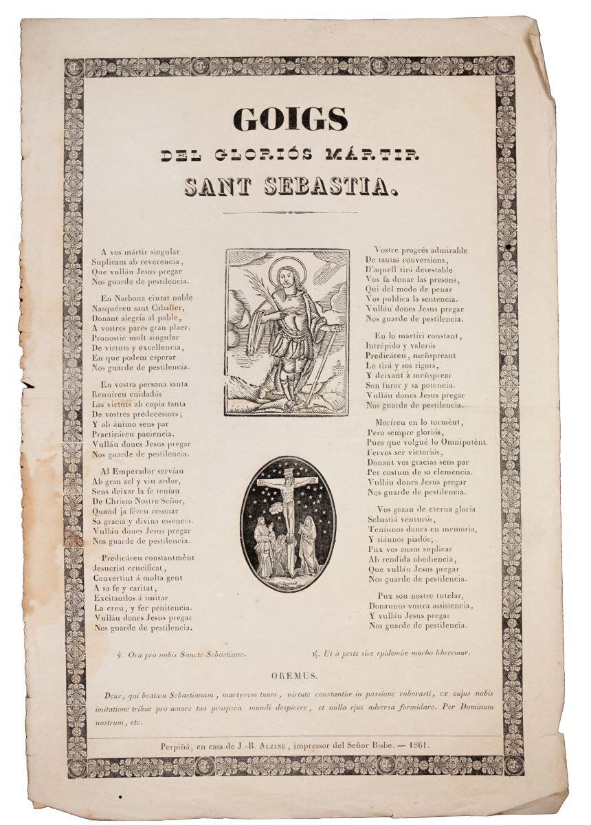 Goigs del glorios martir Sant Sebastià