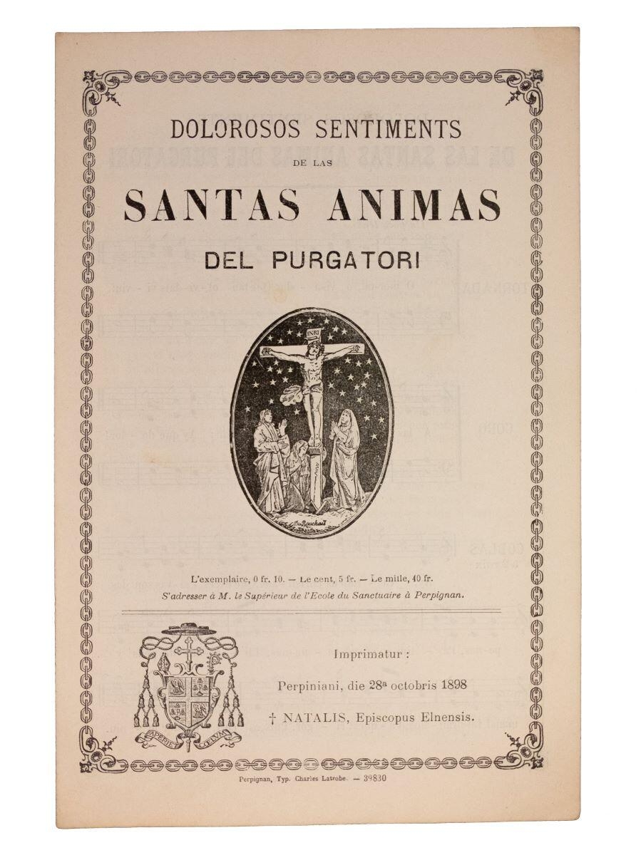 Dolorosos sentiments de las santas  animas del purgatori