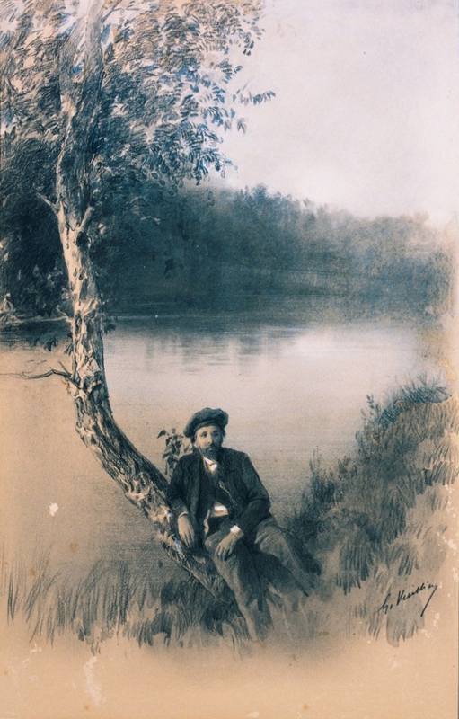 Au bord de l'étang de Gimel