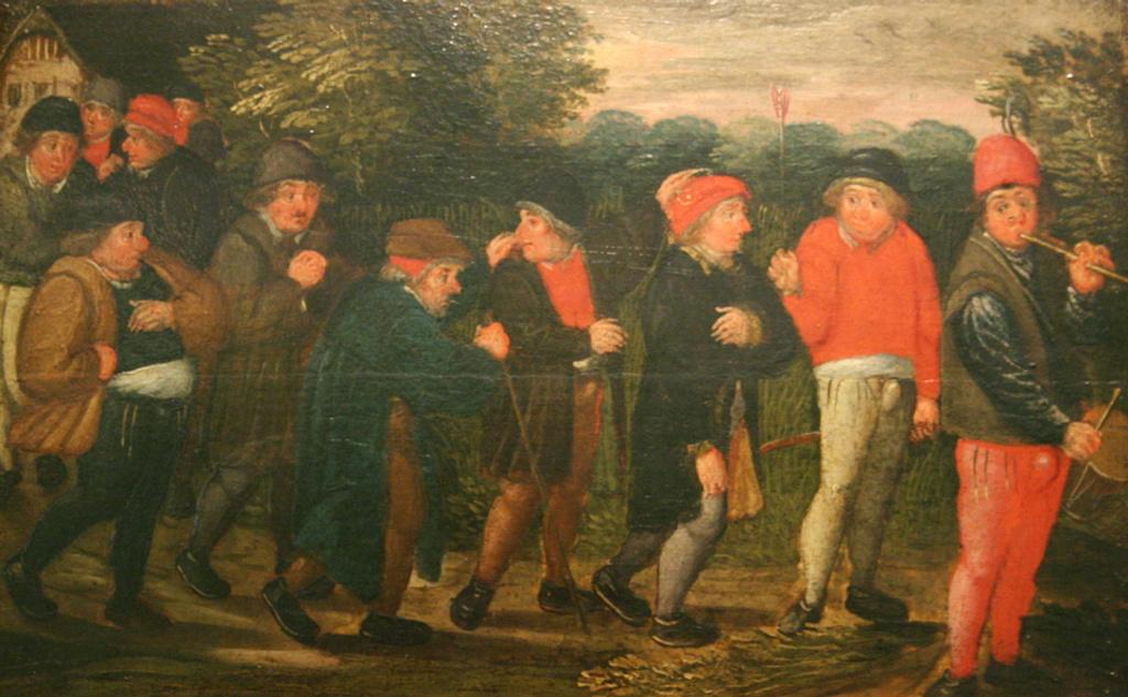 Scène hollandaise (titre de l'inventaire) ; Scène de mariage : le cortège du fiancé (titre d'usage)