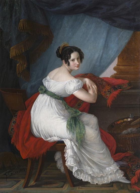 Portrait de la belle-soeur de M. Cassei (titre de l'inventaire) ; Portrait de Sophie Fontaine (titre d'usage)