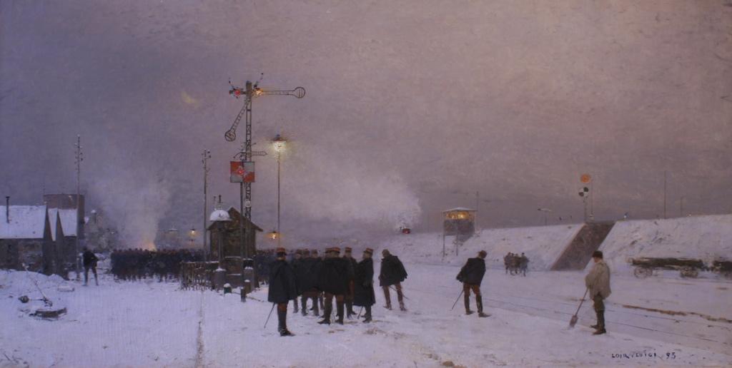 Avant l'embarquement (titre de l'inventaire) ; Avant l'embarquement, effet crépusculaire (titre d'usage)