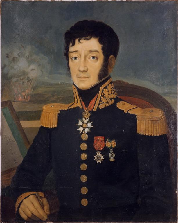 Portrait à l'huile représentant le Général de Label, Comte de Lambel, originaire de Bar-le-Duc (titre de l'inventaire)