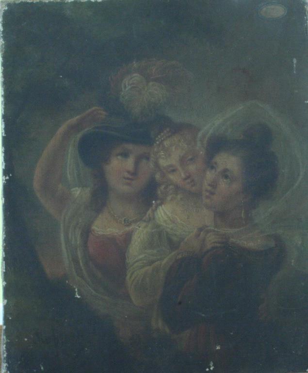 Les trois soeurs, portrait d'après nature (titre de l'inventaire)