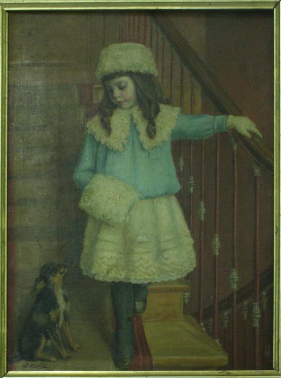 Deux tableaux (trois portraits d'enfants sur le même panneau, une fillette dans un escalier sur l'autre tableau. Les tableaux ont été exposés au Salon de Nancy) (titre de l'inventaire) ; Madeleine et Finot (titre d'usage)