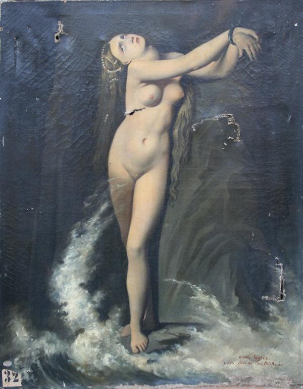 Angélique exposée aux monstres marins (titre de l'inventaire)