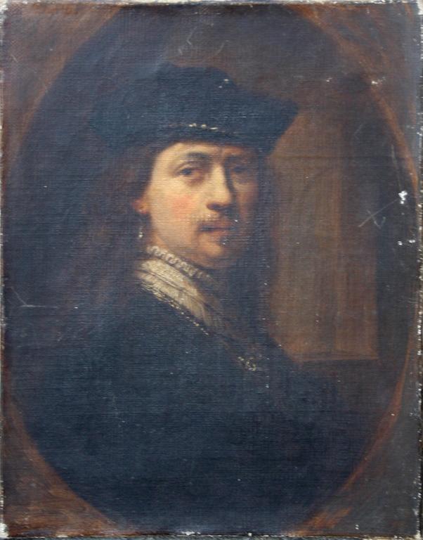 Autoportrait de Rembrandt (titre du catalogue) ; Tête d'étude d'après Rembrandt (titre de l'inventaire)
