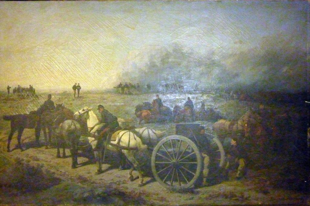 Les grandes manoeuvres : Fontainebleau (titre de l'inventaire) ; Manoeuvres à Fontainebleau (titre d'usage)