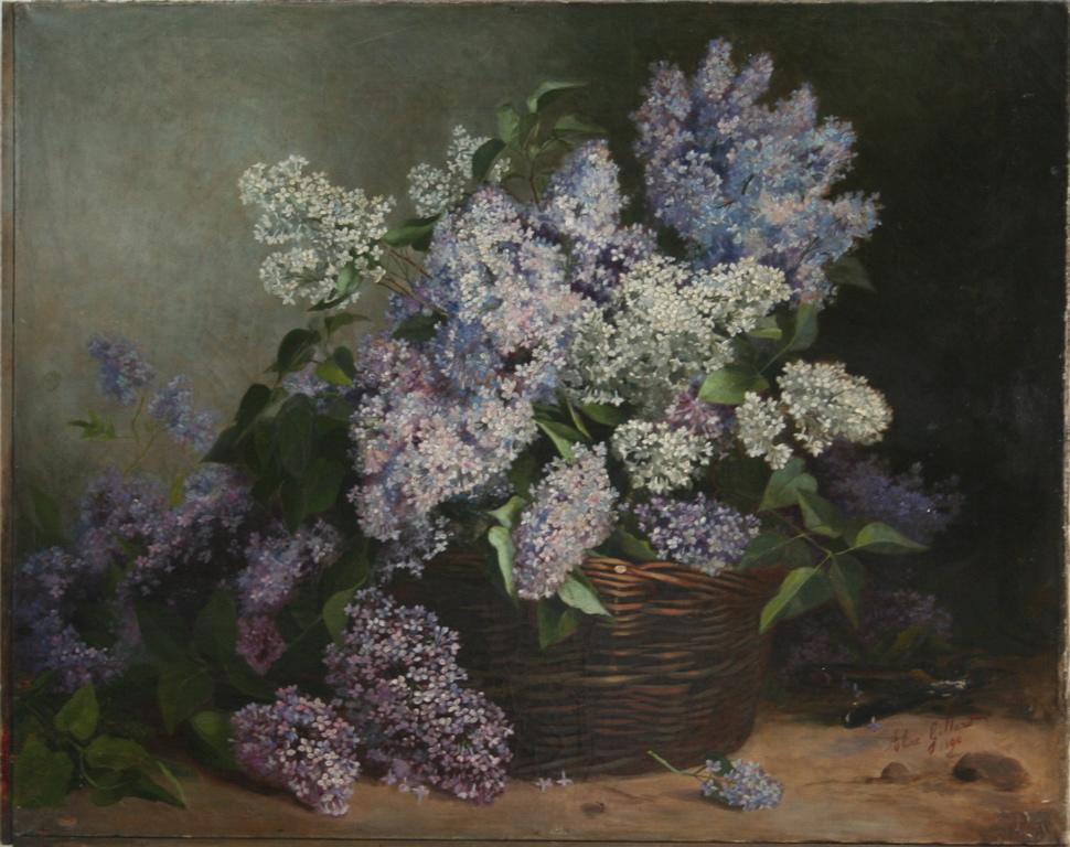 Corbeille de lilas (titre de l'inventaire)