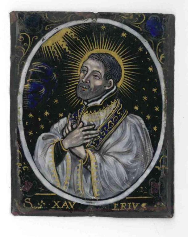 Un émail de Limoges ; Saint François (titre de l'inventaire ; titre erroné) ; Saint Xavier (autre titre)
