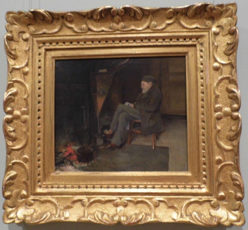 Le grand-père dans la maison de Damvillers (titre d'usage)