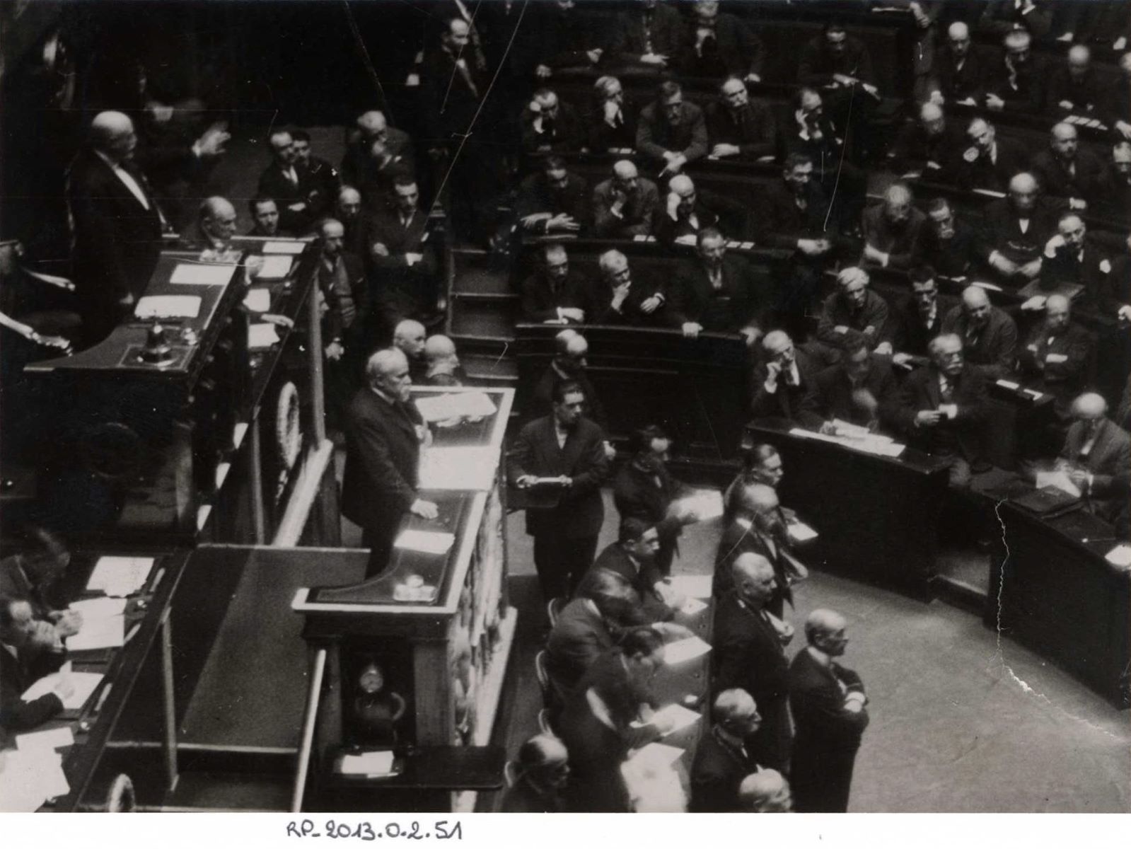 Raymond Poincaré à l'Assemblée Nationale (titre factice)