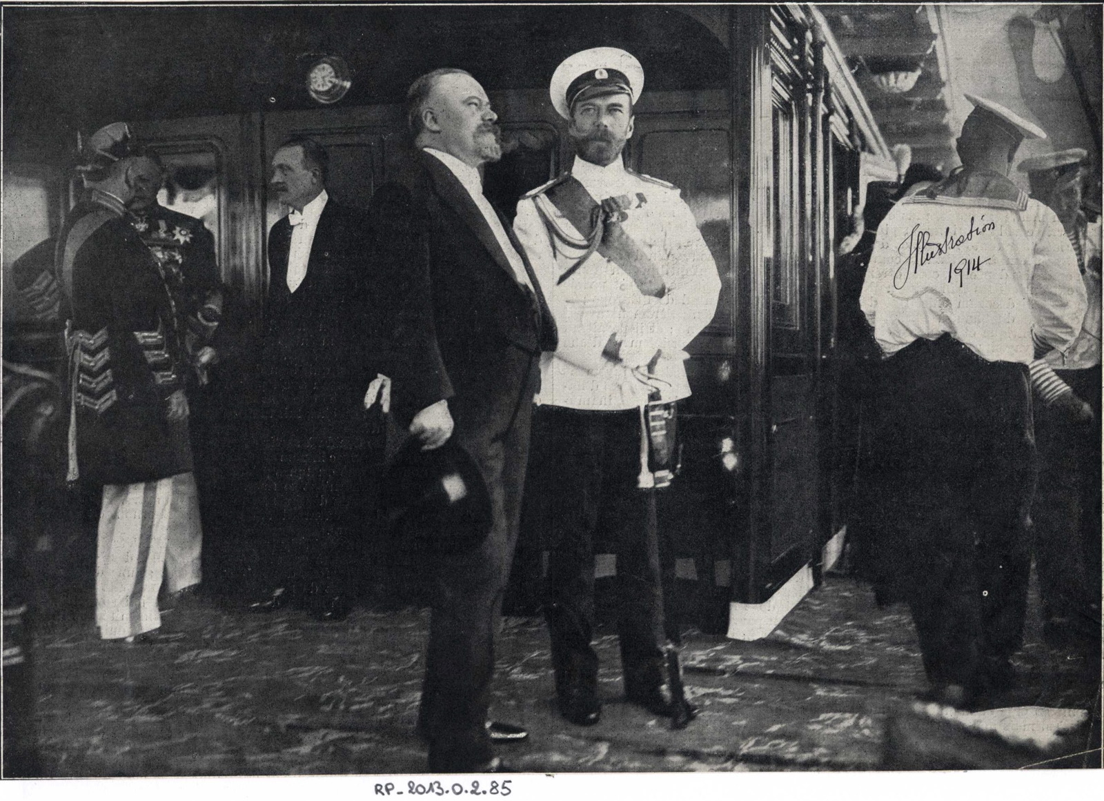 Raymond Poincaré et le Tsar de Russie (titre factice)
