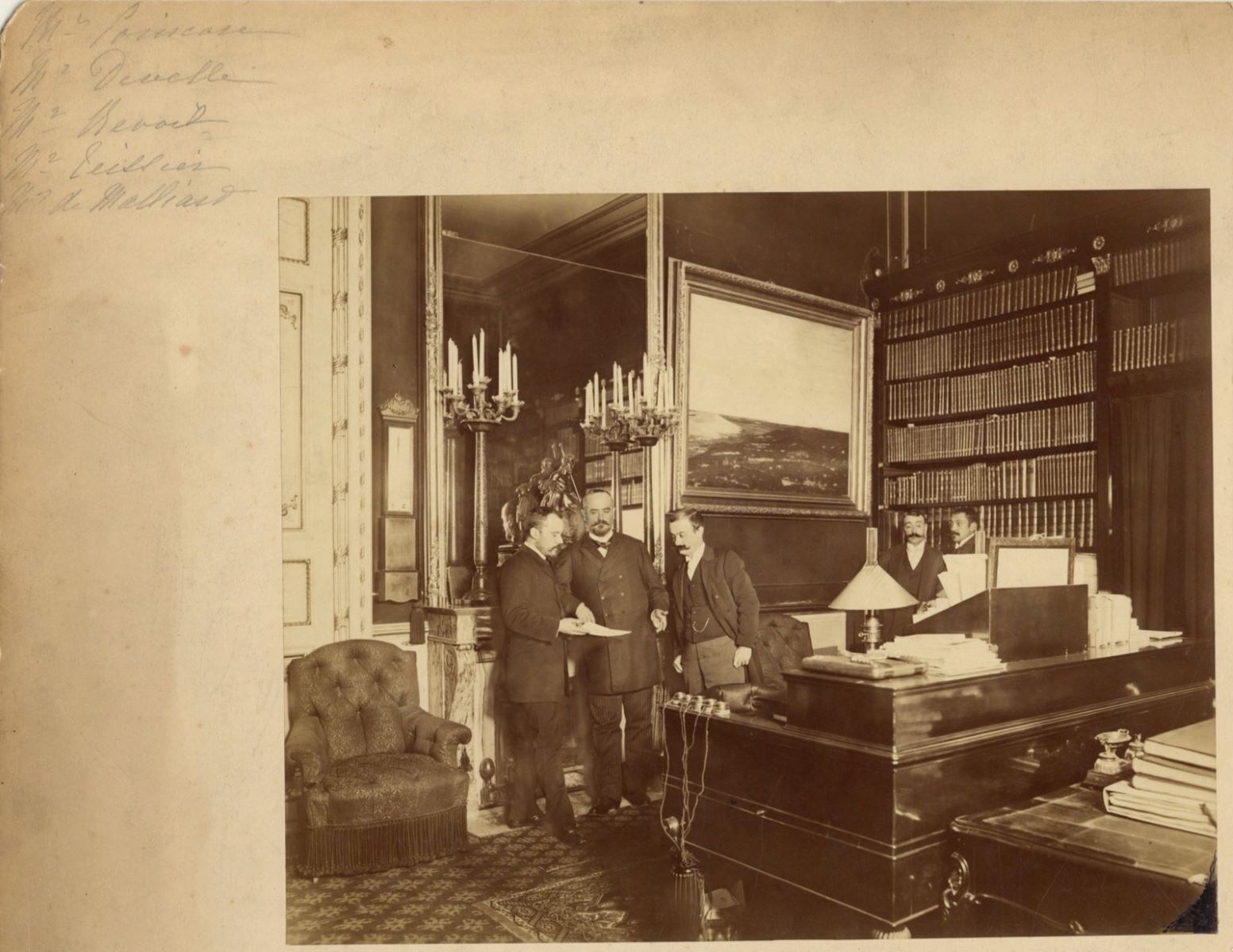 Raymond Poincaré et Jules Develle (titre factice)