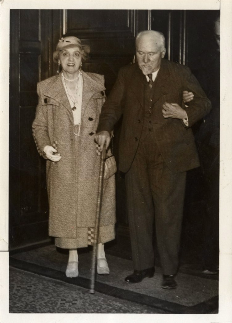Henriette et Raymond Poincaré âgés (titre factice)