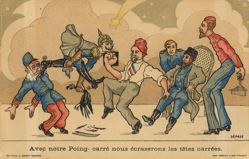 Avec notre poing carré ; nous écraserons les têtes carrées