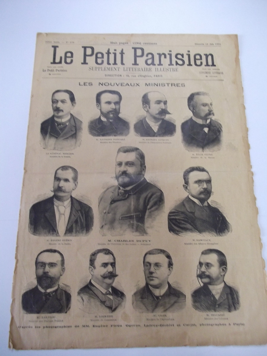 Le Petit Parisien du 10 juin 1894