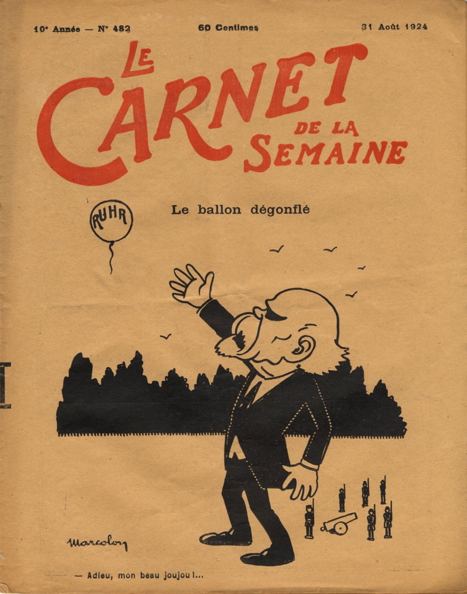 Le carnet de la semaine, N°482 du 31 août 1924