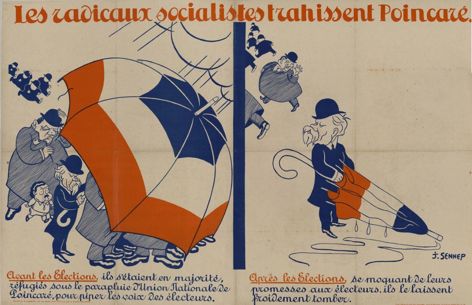 Les radicaux socialistes trahissent Poincaré