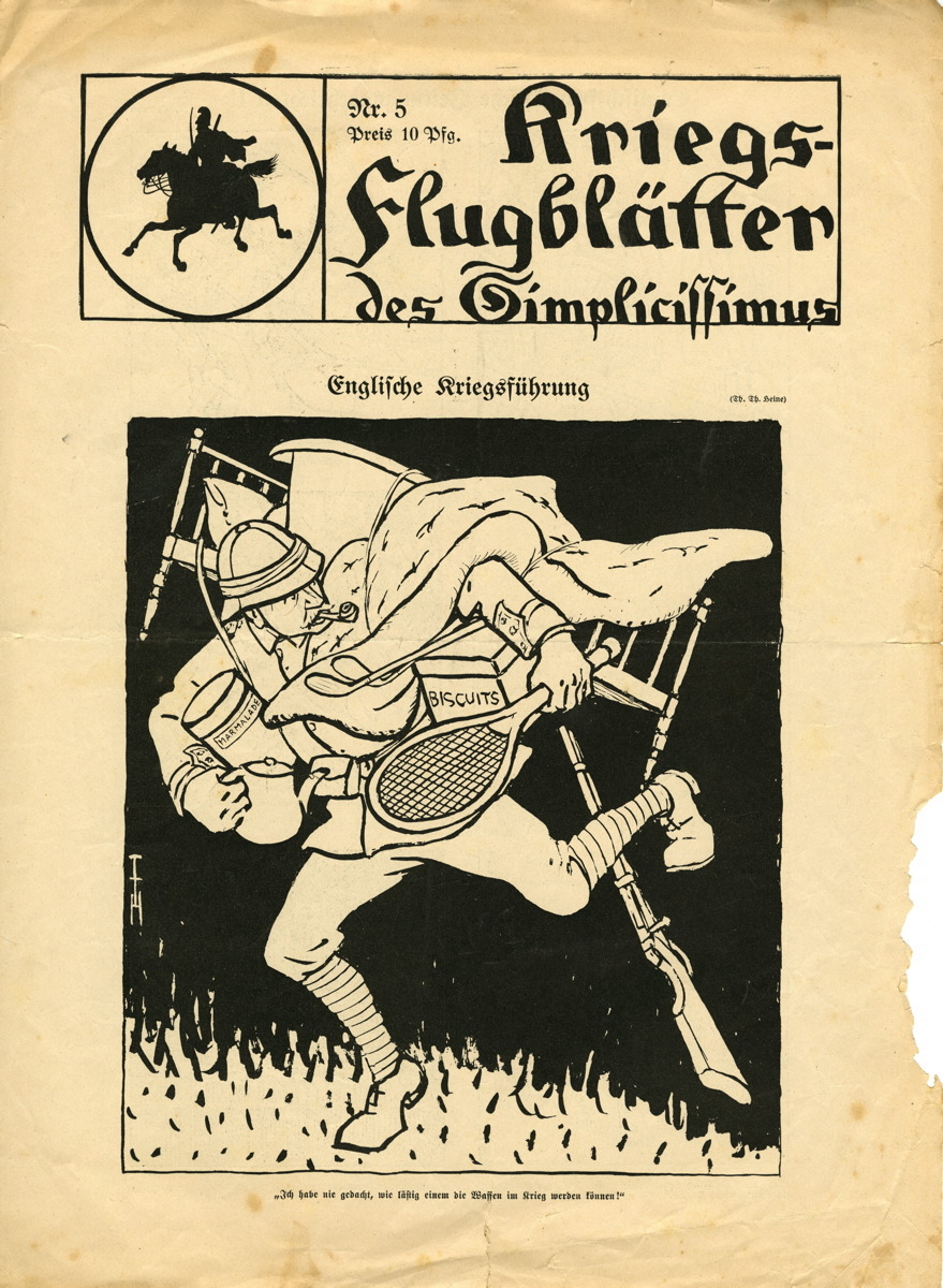 Kriegs-Flugblätter des Simplicissimus n°5