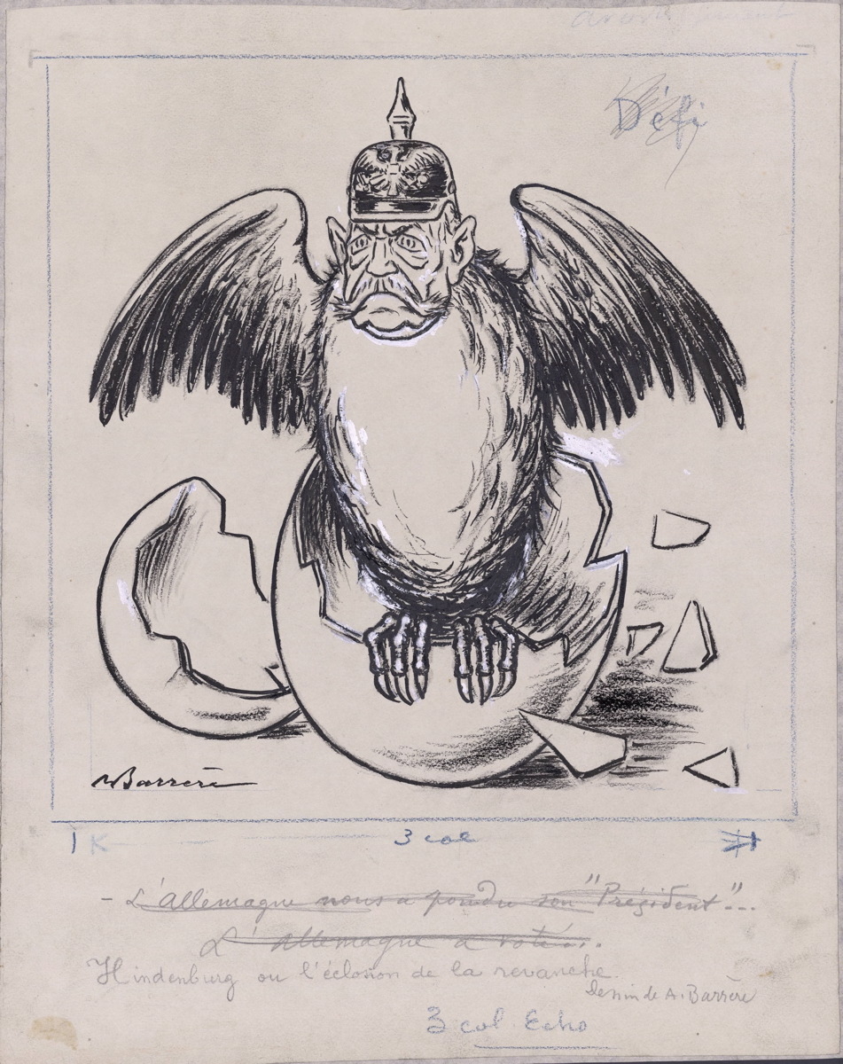 Hindenburg ou l'éclosion de la revanche