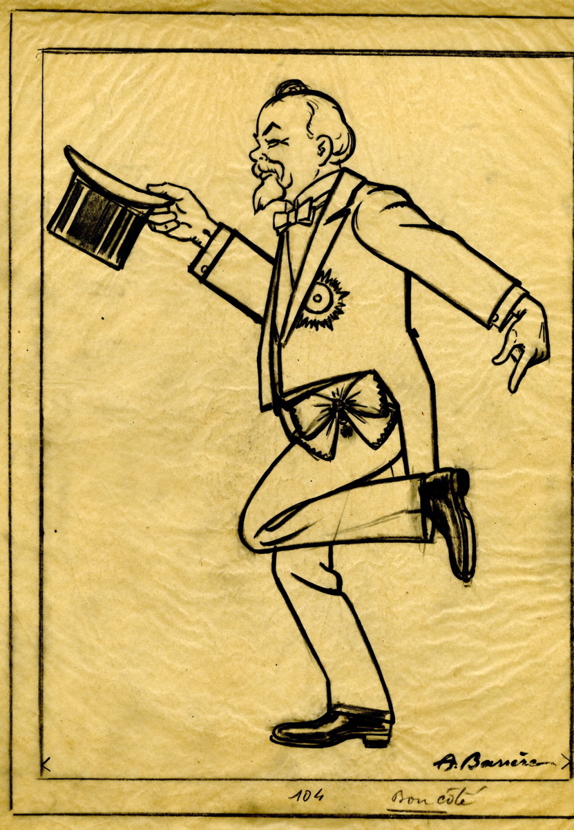 caricature de Raymond Poincaré