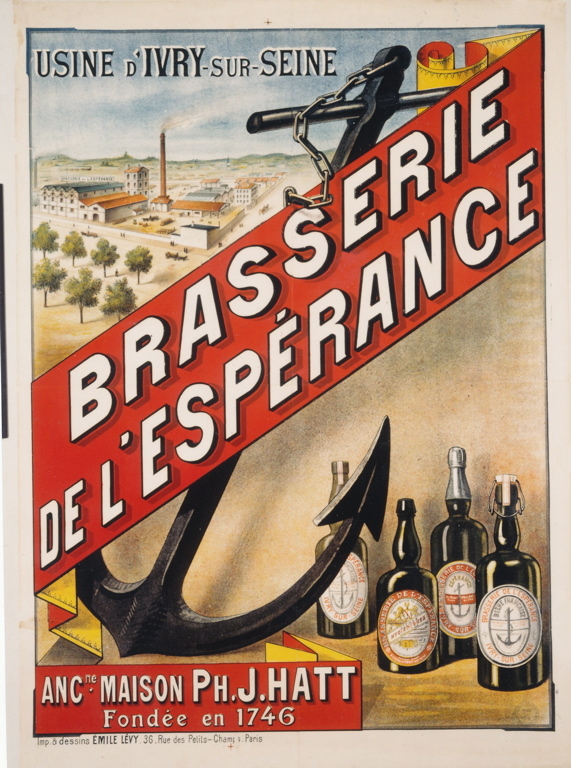 Brasserie/de l'Espérance (titre inscrit)