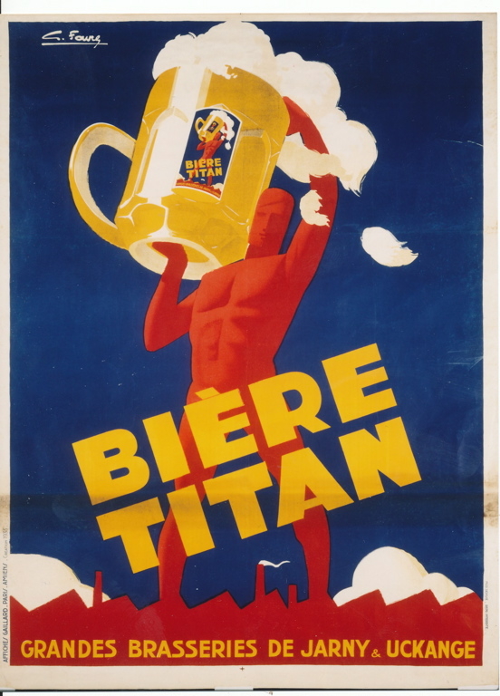 Bière / Titan / Grandes Brasseries de Jarny & &Uckange (titre inscrit)