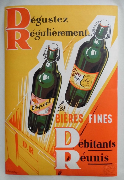 Dégustez/Régulièrement... / les/ Bières Fines / Débitants / Réunis (titre inscrit)