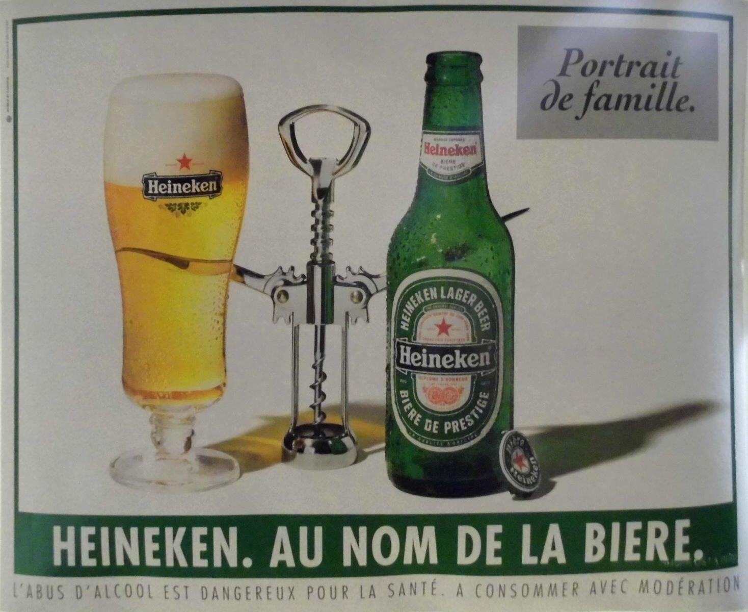 Portrait / de famille / Heineken. Au nom de la bière. (titre inscrit)