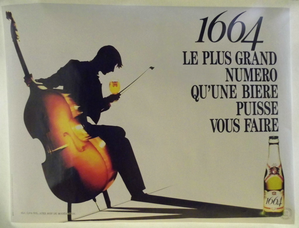 1664 / Le plus grand / numéro / qu'une bière / puisse / vous faire (titre inscrit)