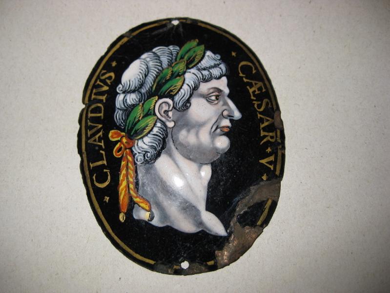 Portrait de l'empereur romain Claude Ier